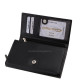 Genuine leather women's wallet Giultieri GIA-100 black