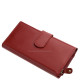 Real leather women's wallet Giultieri GIA-35 red