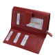 Damenbrieftasche aus echtem Leder Giultieri GIA-35 rot