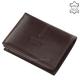 Vester leather men's file wallet dark brown VCS475