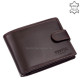 Vester Luxury leather men's wallet in gift box VES08 / T brown