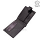 Vester Luxusná kožená pánska peňaženka v darčekovom balení VES09 / T čierna