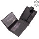 Vester Luksusowy skórzany męski portfel w pudełku prezentowym VES09/T czarny