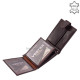 Vester Luxury leather men's wallet in gift box VES1021 / T brown