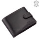 Vester Luksuzni muški novčanik od prave kože s poklon kutijom VES1027 / T crni