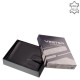 Vester Luksuzni muški novčanik od prave kože s poklon kutijom VES1027 / T crni