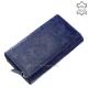 Women's patterned wallet blue Sylvia Belmonte IM04