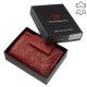 Women's patterned wallet red Sylvia Belmonte IM03